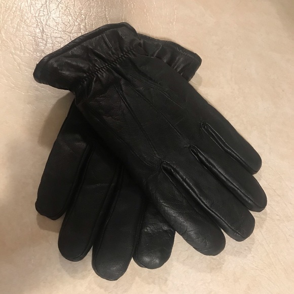 dockers intellitouch leather gloves